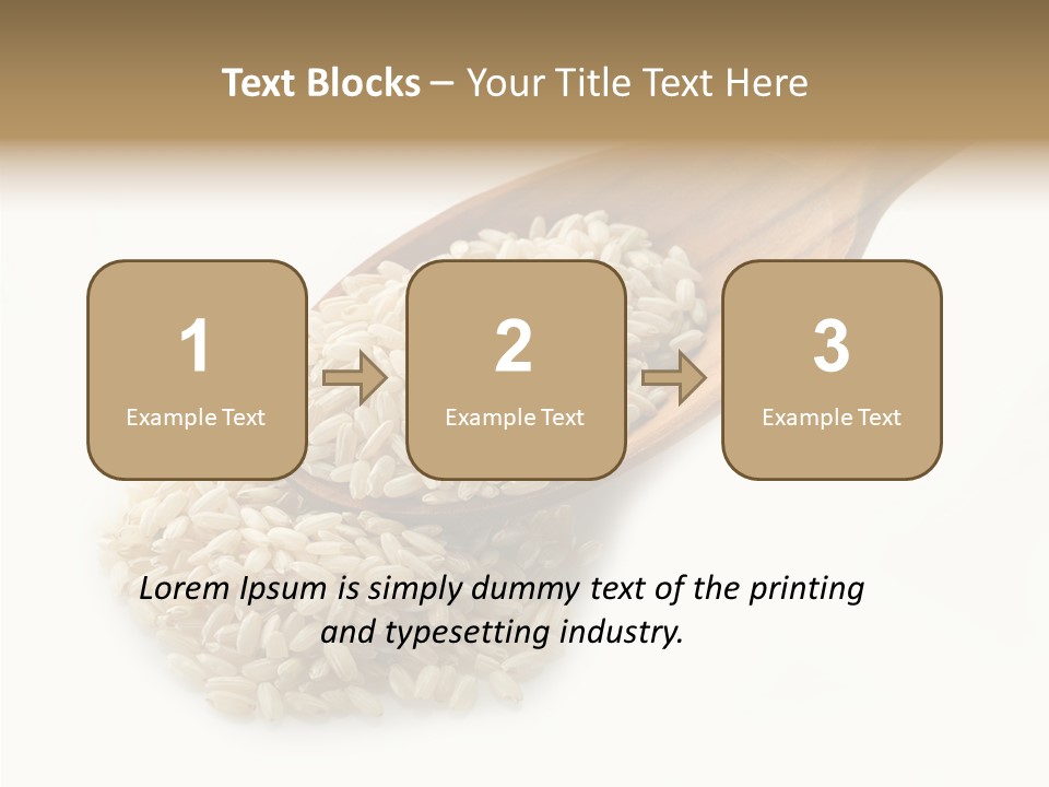 East White Meal PowerPoint Template