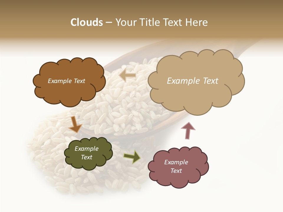 East White Meal PowerPoint Template