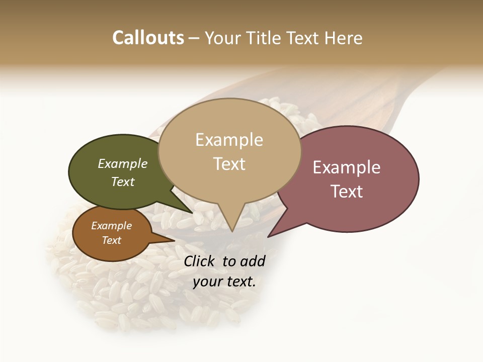 East White Meal PowerPoint Template