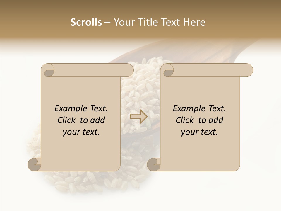 East White Meal PowerPoint Template