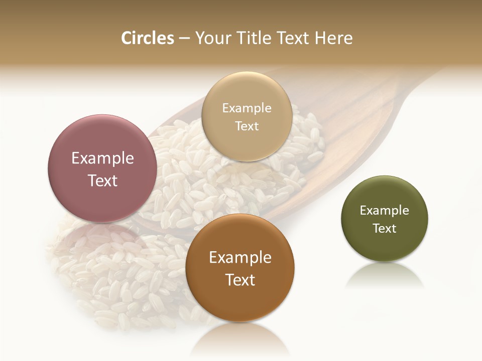 East White Meal PowerPoint Template