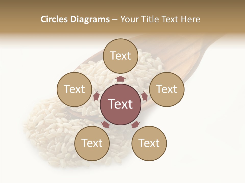 East White Meal PowerPoint Template