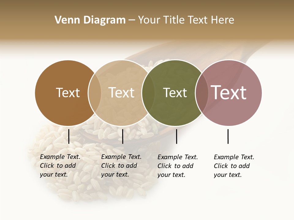 East White Meal PowerPoint Template