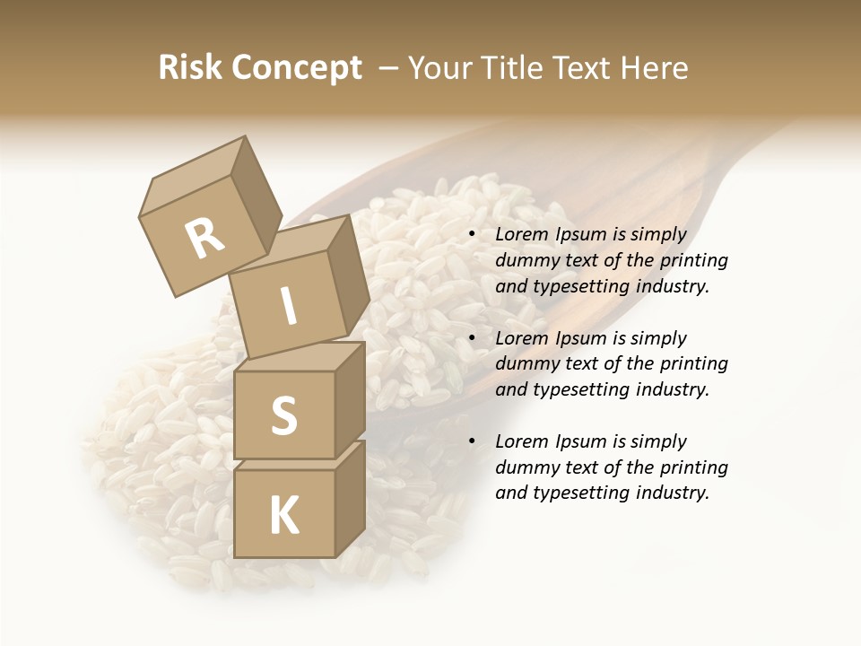 East White Meal PowerPoint Template
