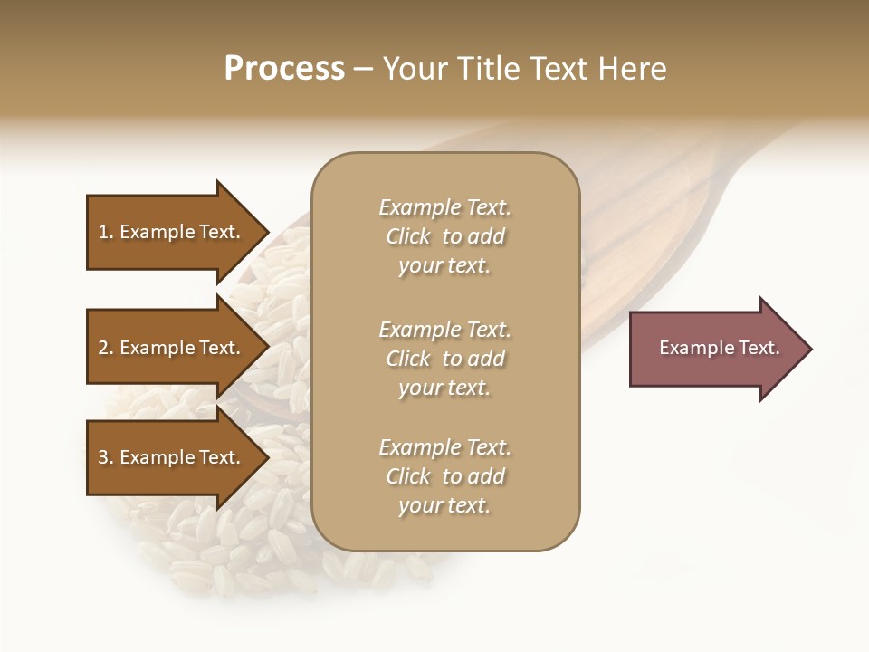 East White Meal PowerPoint Template