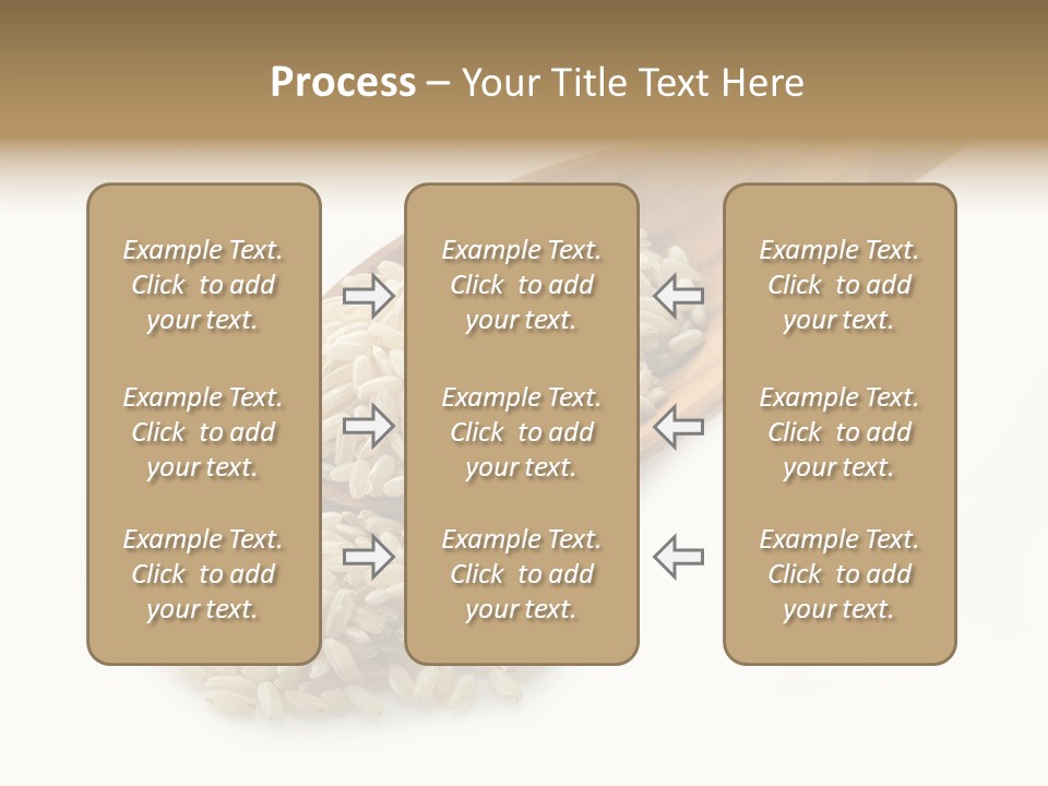 East White Meal PowerPoint Template