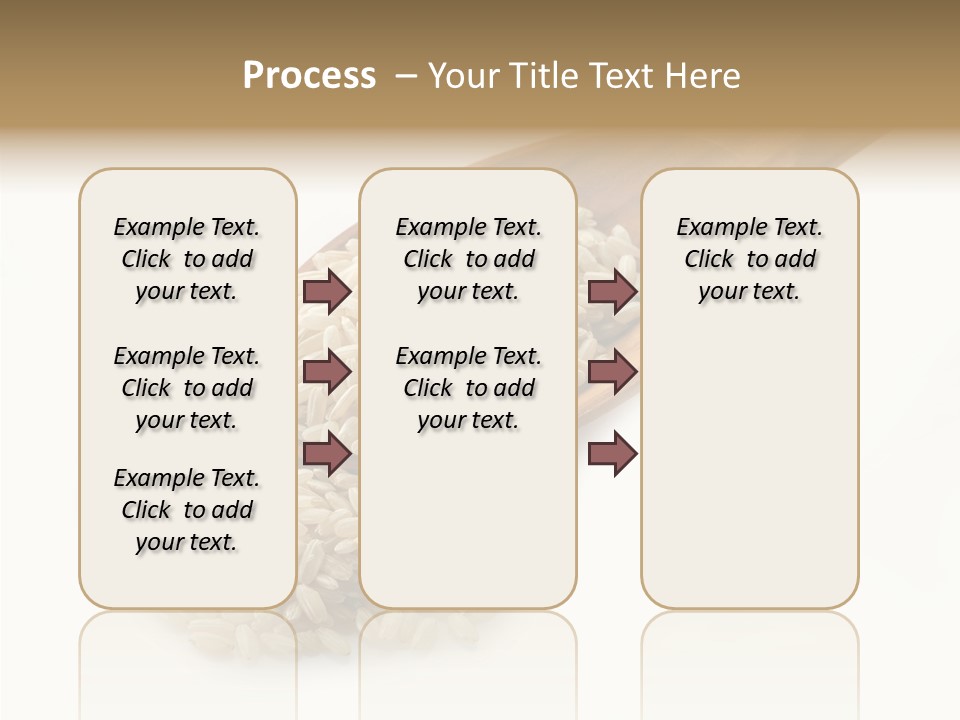 East White Meal PowerPoint Template