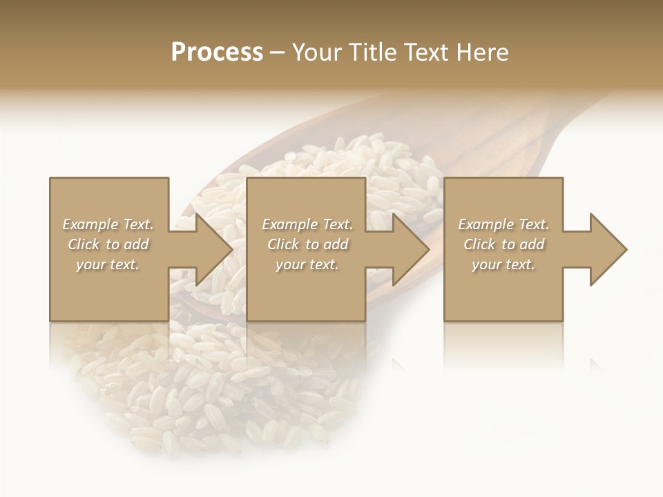East White Meal PowerPoint Template
