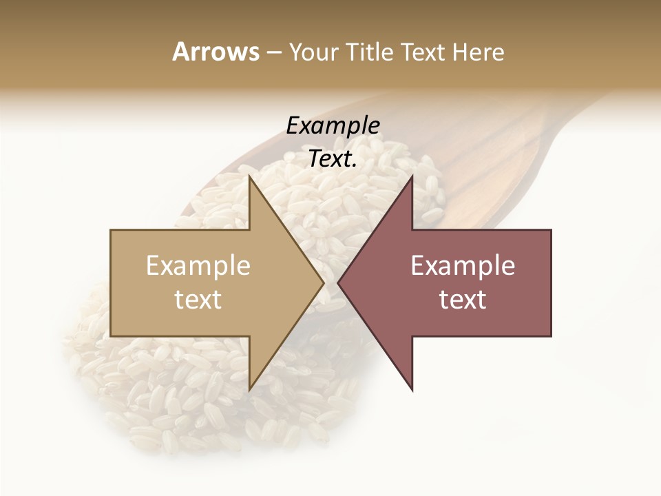 East White Meal PowerPoint Template