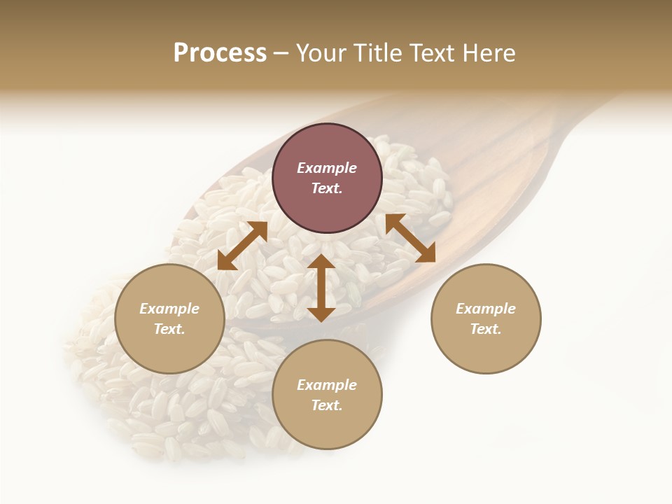 East White Meal PowerPoint Template