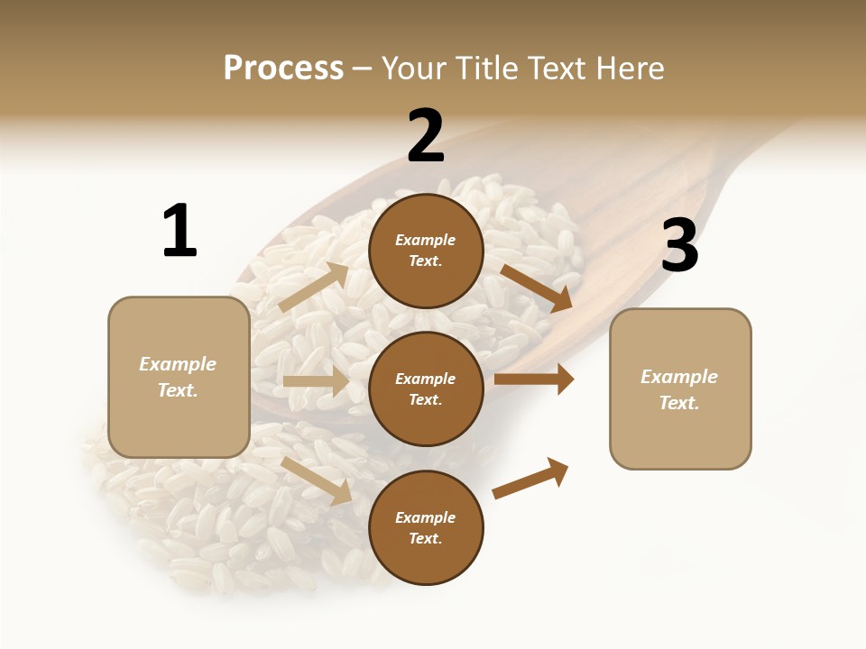 East White Meal PowerPoint Template
