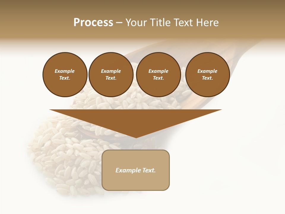 East White Meal PowerPoint Template