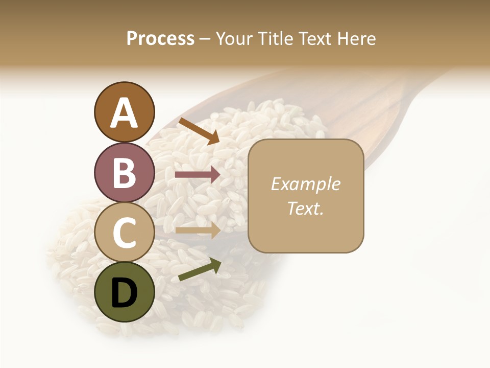 East White Meal PowerPoint Template