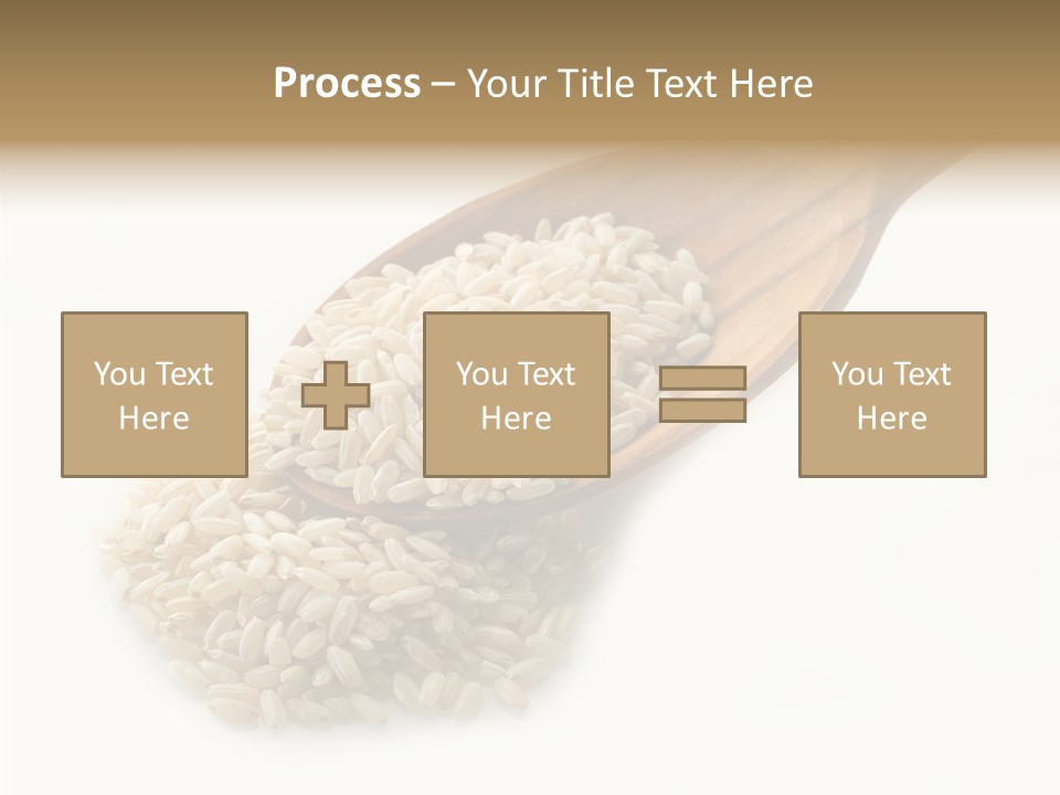 East White Meal PowerPoint Template