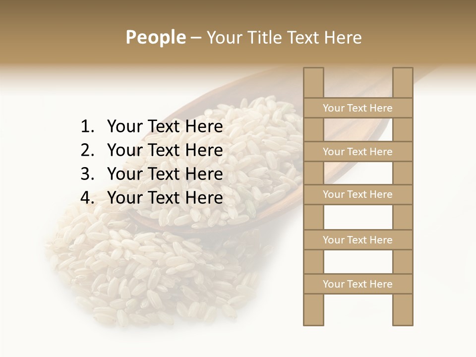 East White Meal PowerPoint Template