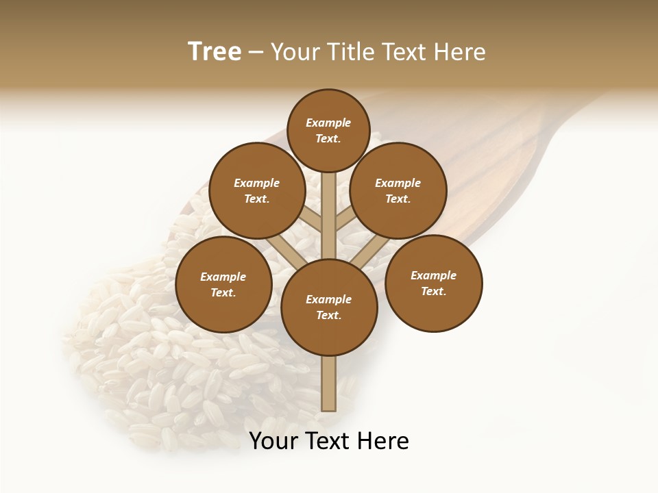 East White Meal PowerPoint Template