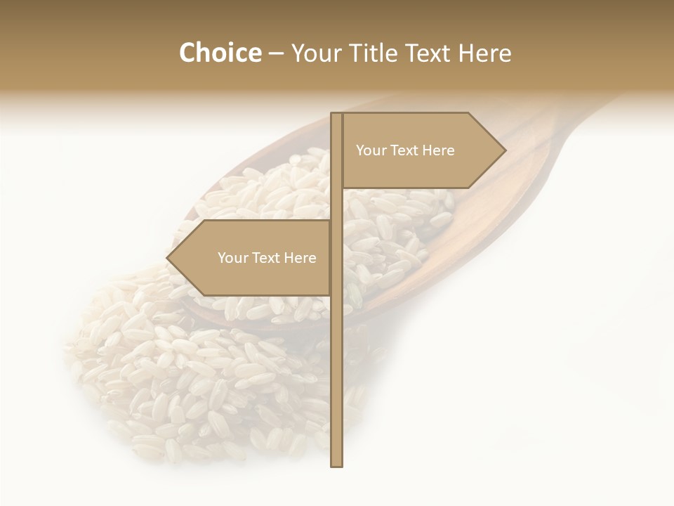 East White Meal PowerPoint Template