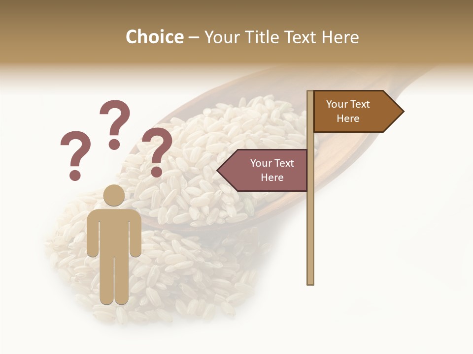 East White Meal PowerPoint Template