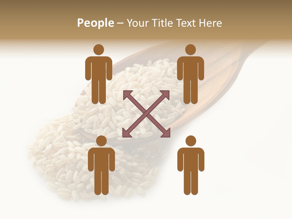 East White Meal PowerPoint Template