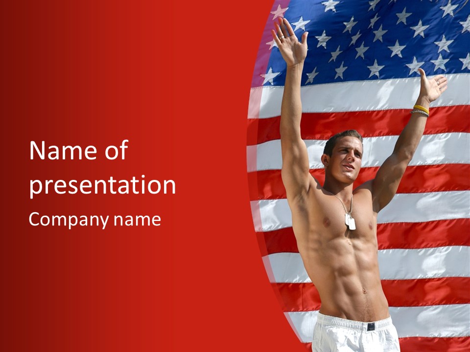 Sport Healthy Military PowerPoint Template