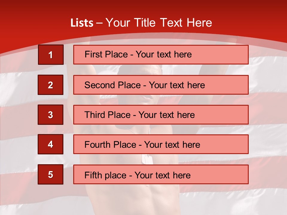 Sport Healthy Military PowerPoint Template