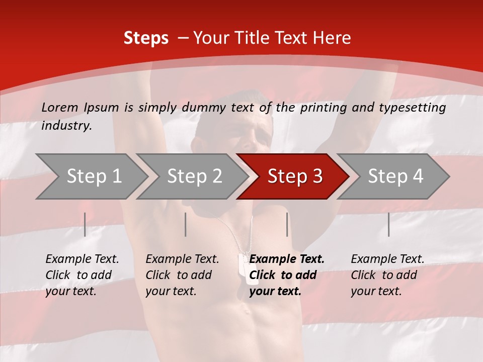 Sport Healthy Military PowerPoint Template