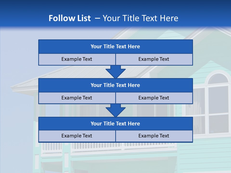 Patio Coastal Rent PowerPoint Template