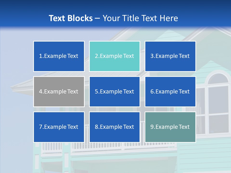 Patio Coastal Rent PowerPoint Template