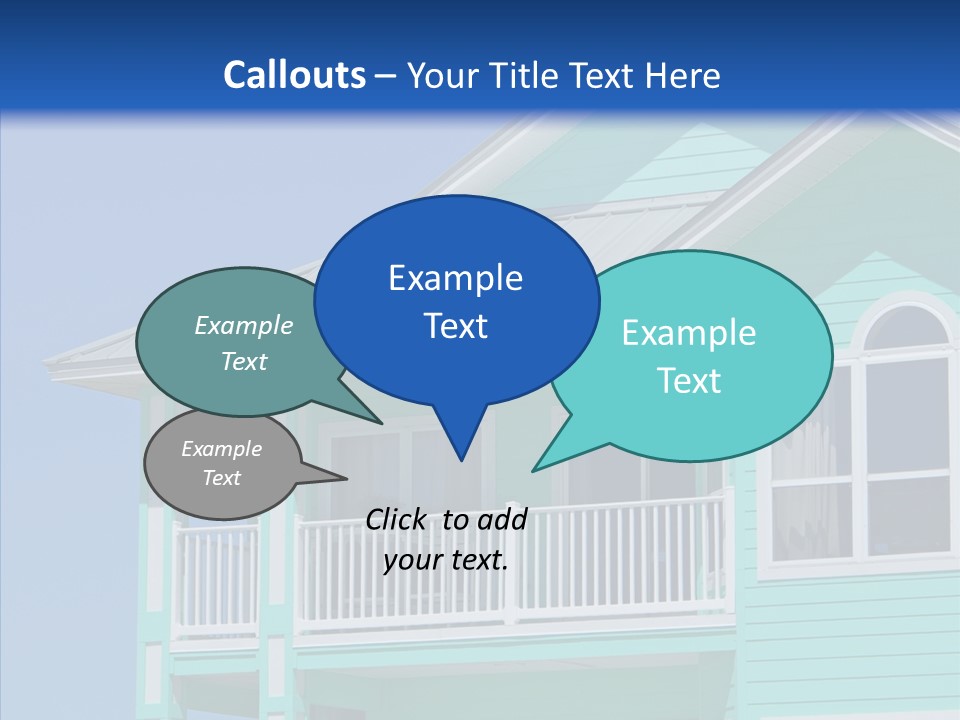 Patio Coastal Rent PowerPoint Template