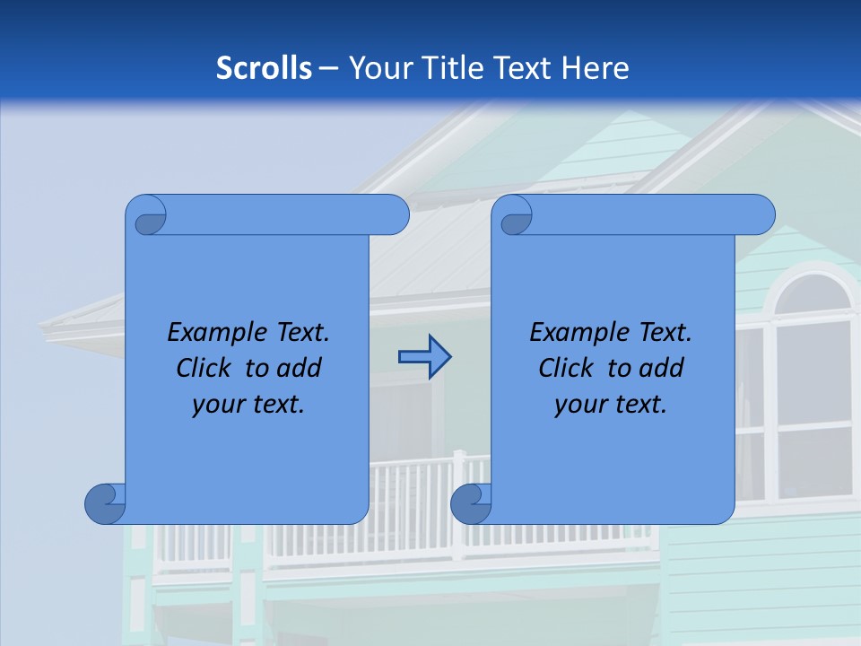 Patio Coastal Rent PowerPoint Template