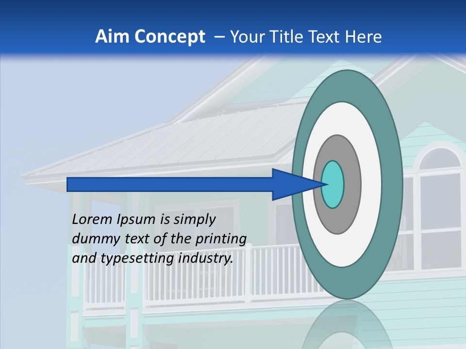 Patio Coastal Rent PowerPoint Template