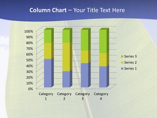 Verdant Foliage Banana PowerPoint Template