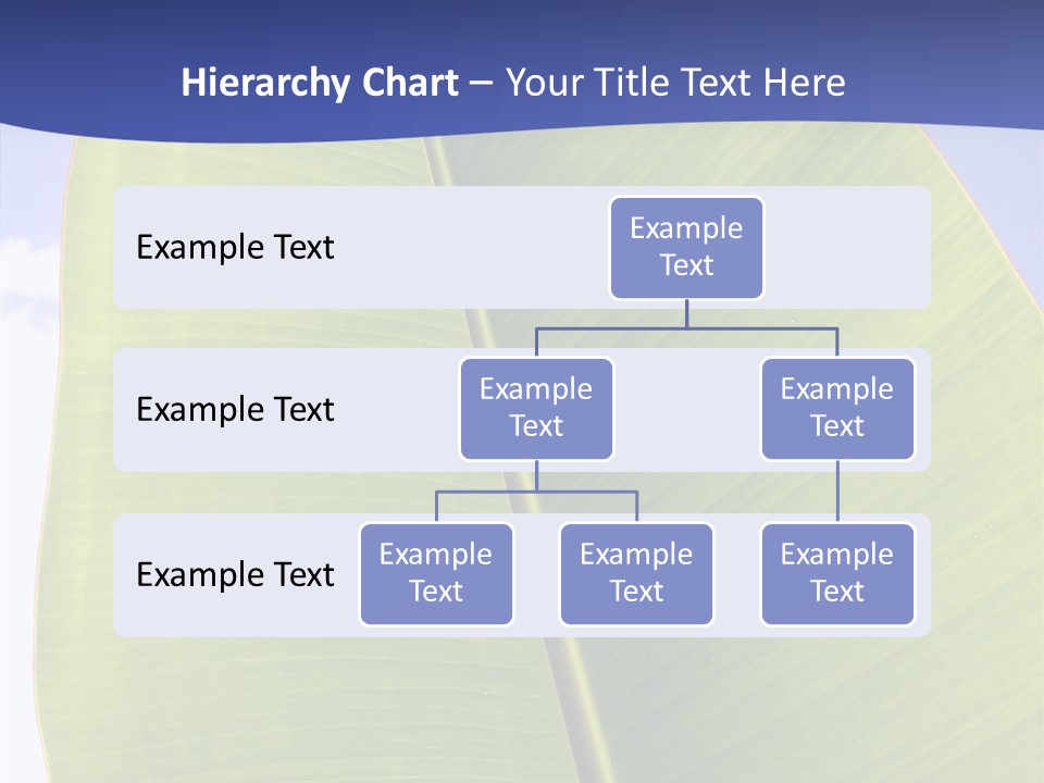 Verdant Foliage Banana PowerPoint Template