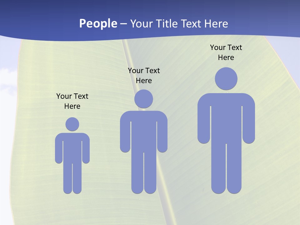 Verdant Foliage Banana PowerPoint Template