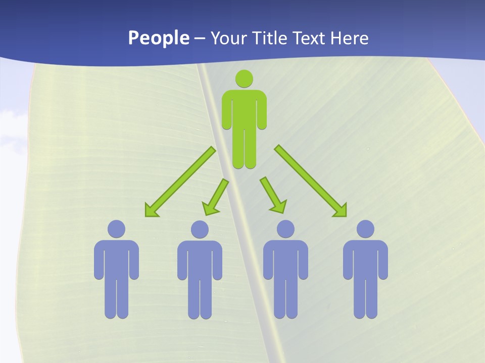 Verdant Foliage Banana PowerPoint Template