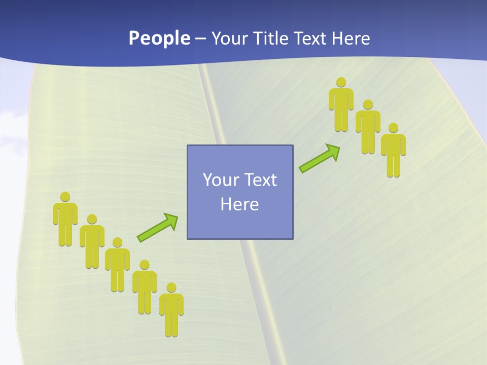 Verdant Foliage Banana PowerPoint Template