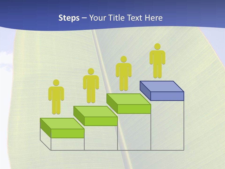 Verdant Foliage Banana PowerPoint Template