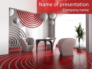 Diner Floor Industry PowerPoint Template