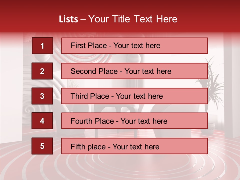Diner Floor Industry PowerPoint Template