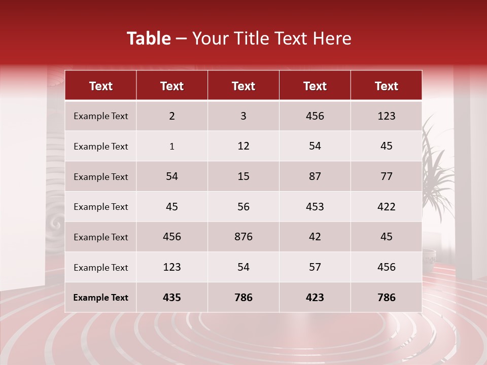 Diner Floor Industry PowerPoint Template
