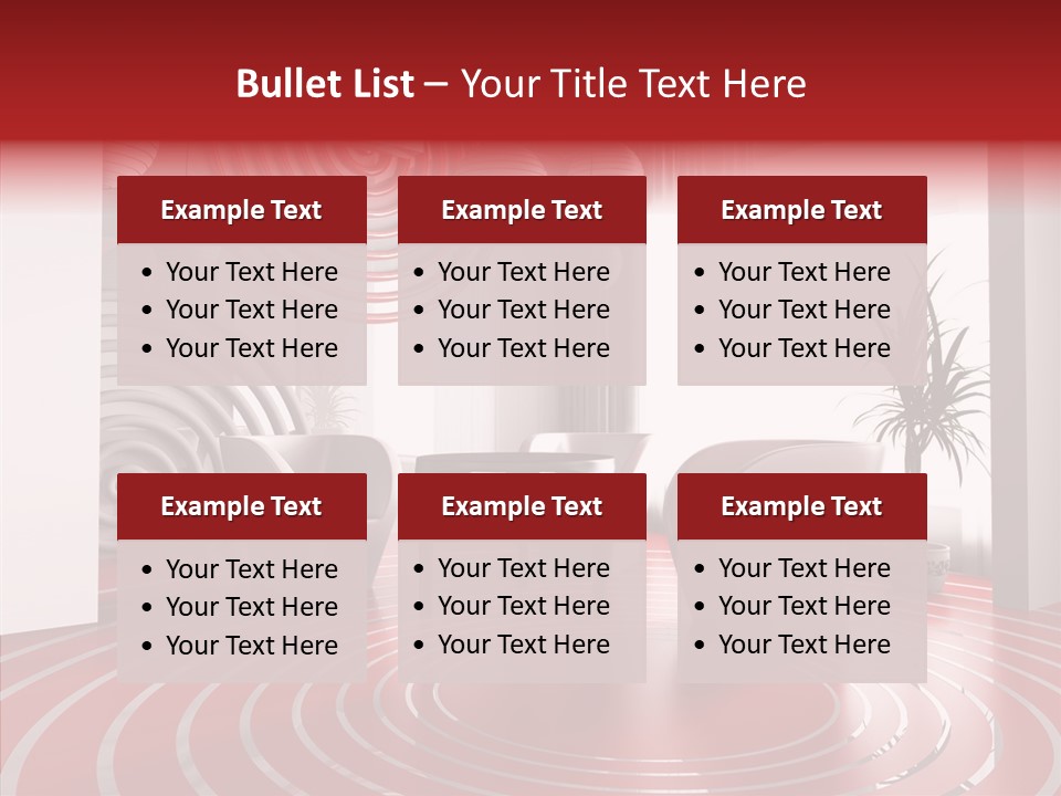 Diner Floor Industry PowerPoint Template