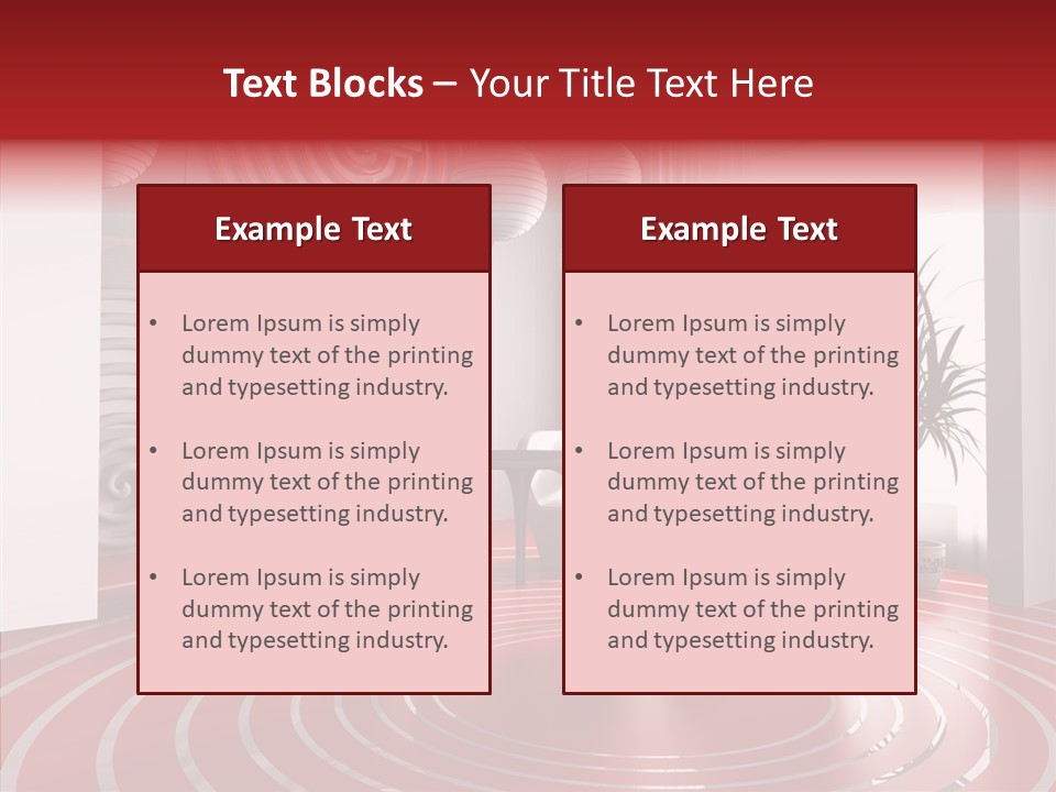 Diner Floor Industry PowerPoint Template