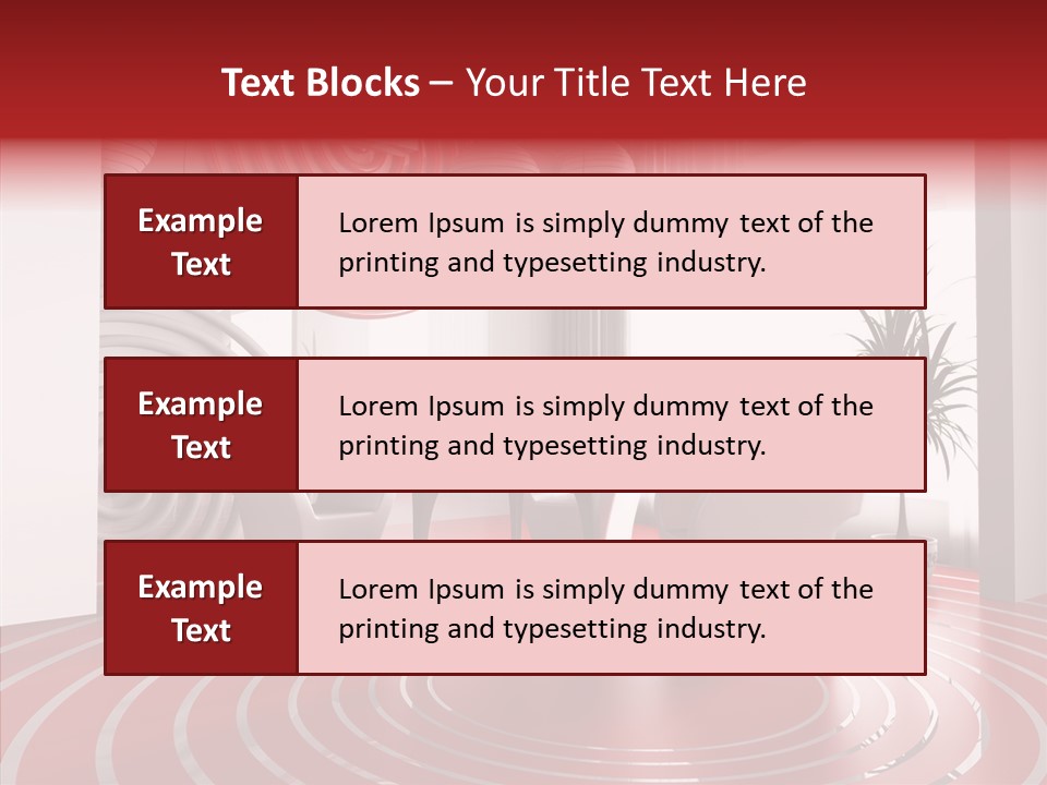 Diner Floor Industry PowerPoint Template