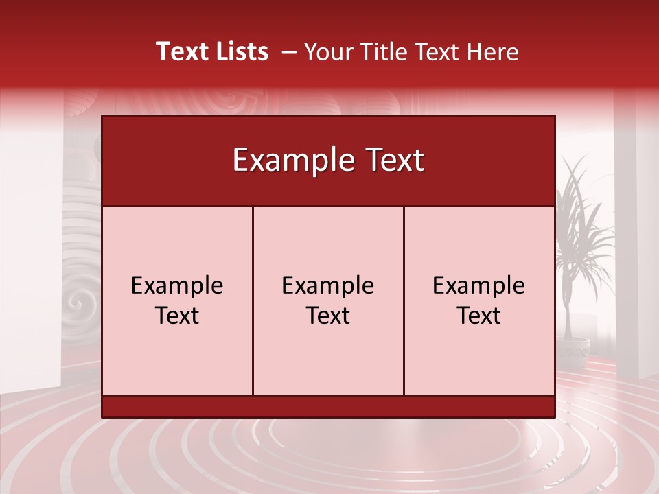 Diner Floor Industry PowerPoint Template