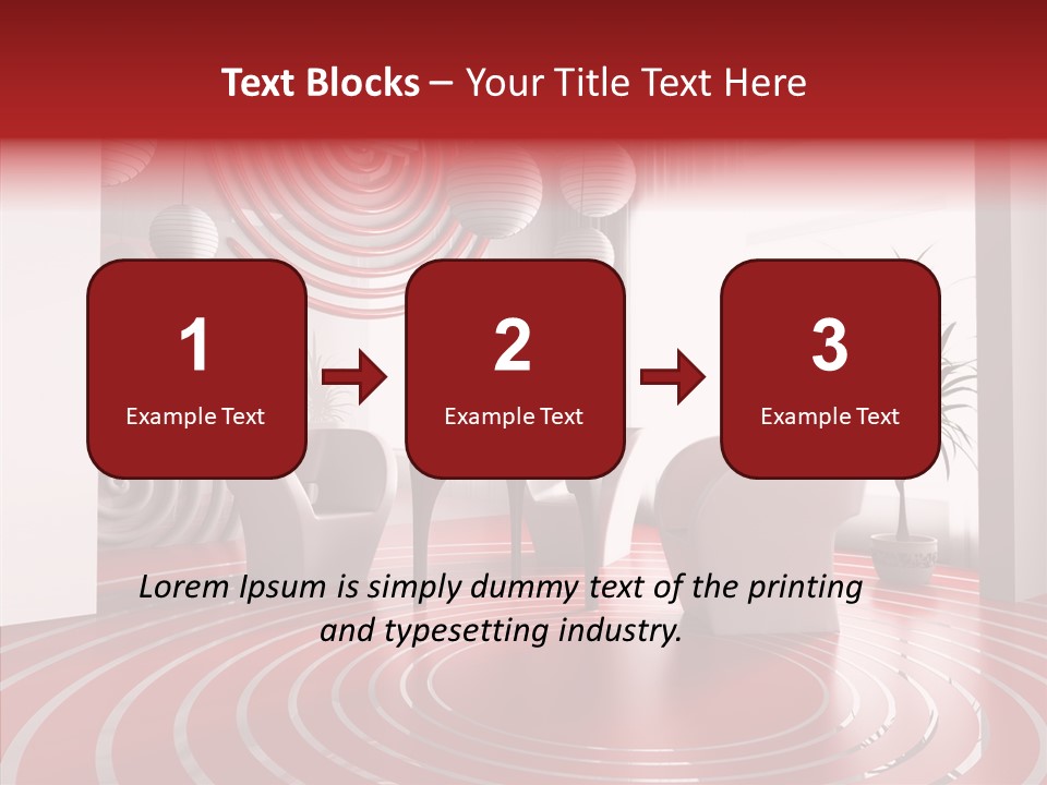 Diner Floor Industry PowerPoint Template