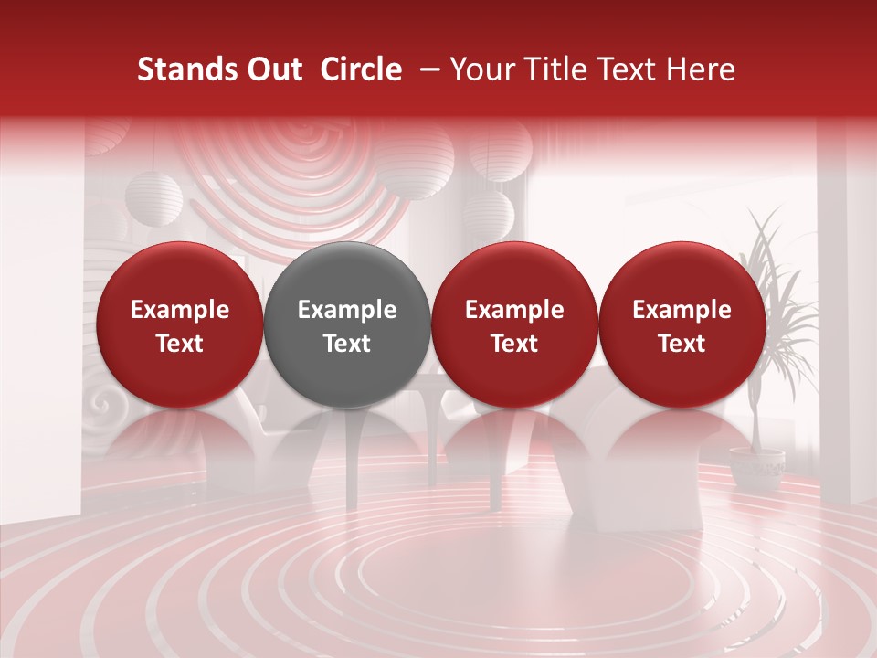 Diner Floor Industry PowerPoint Template