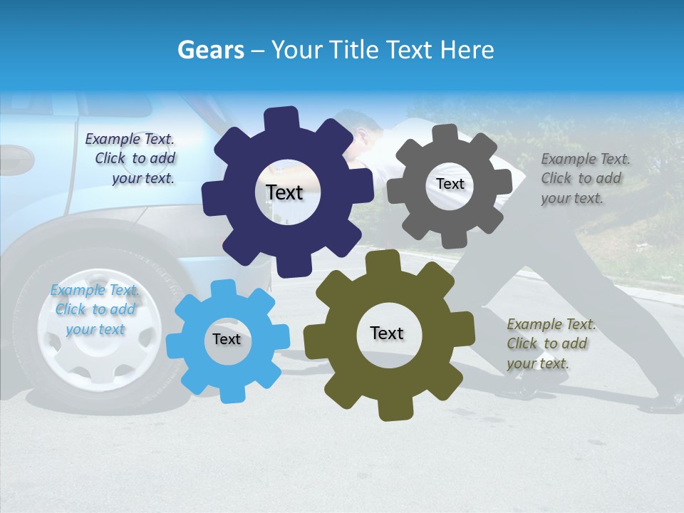 People Hand Hot PowerPoint Template