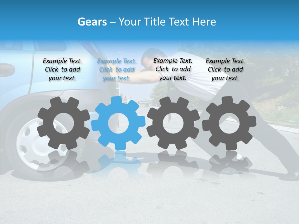 People Hand Hot PowerPoint Template