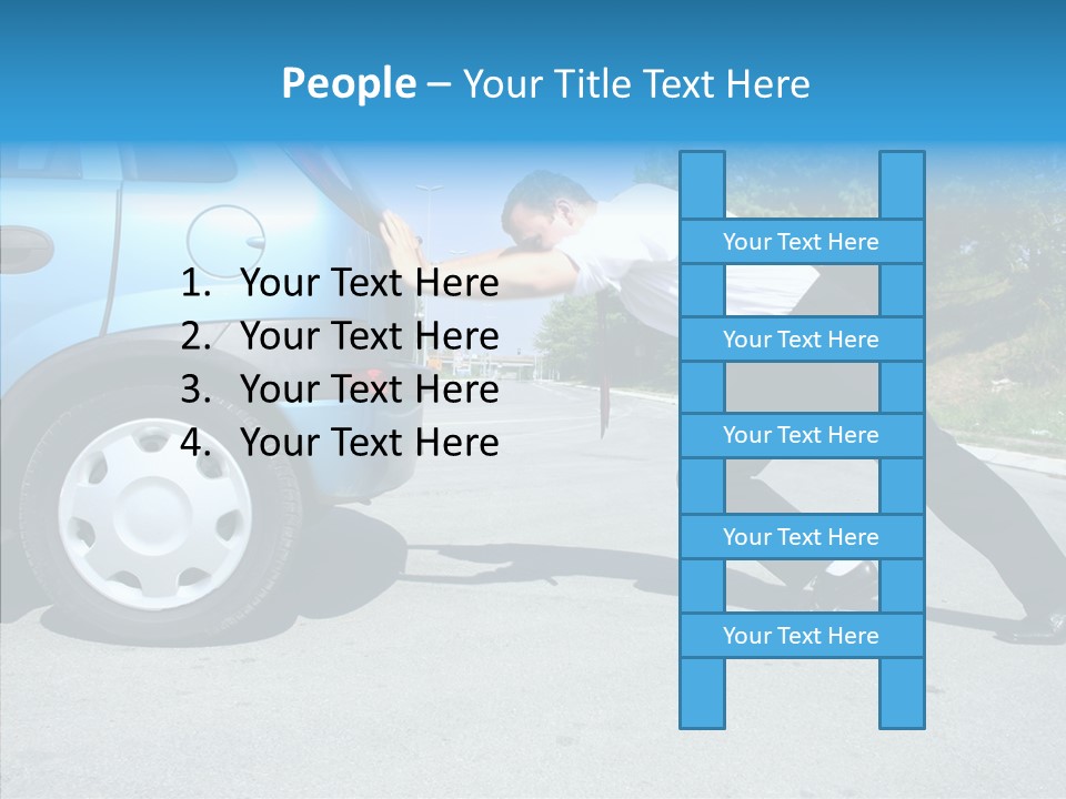 People Hand Hot PowerPoint Template