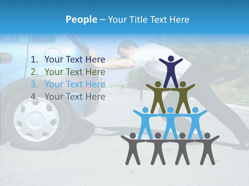 People Hand Hot PowerPoint Template